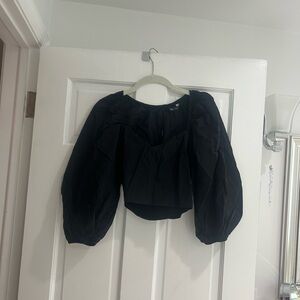 Zara black blouse